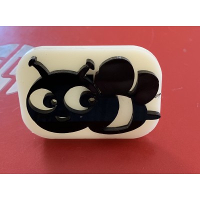 002 Bumble Bee Glitter Stamp