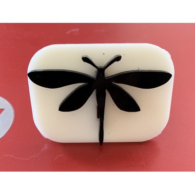 019 Dragon Fly Glitter Stamp