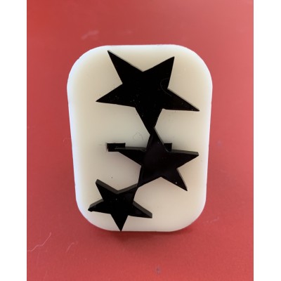 049 Stars Glitter Stamp