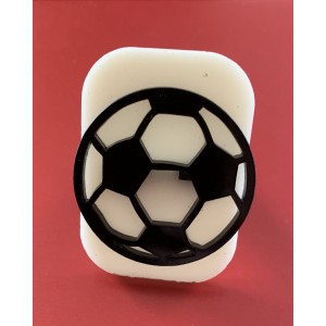 072 football glitter stamp 