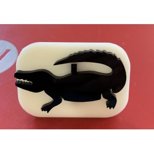 008 Crocodile Glitter Stamp 008 Crocodile Glitter Stamp