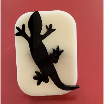 046 Geko 2 Glitter Stamp