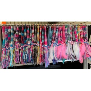 10 assorted hair braids