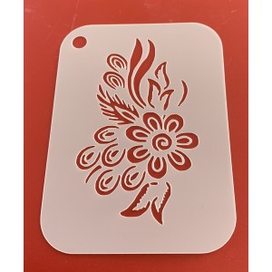 6285 henna inspired reusable stencil / stencils