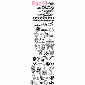 Discount pack of 50 re-usable stencils number 3 Discount pack of 50 re-usable stencils number 3