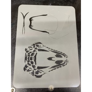 snakehead sleeve stencil snakehead sleeve stencil