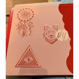 wolf and dreamcatcher tattoo sleeve stencil wolf and dreamcatcher tattoo sleeve stencil