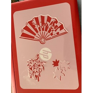 oriental fan tattoo sleeve stencil oriental fan tattoo sleeve stencil