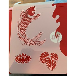 koi carp1 tattoo sleeve stencil koi carp1 tattoo sleeve stencil