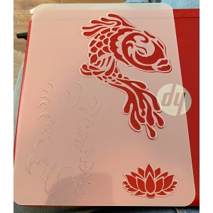 koi carp2 tattoo sleeve stencil koi carp2 tattoo sleeve stencil