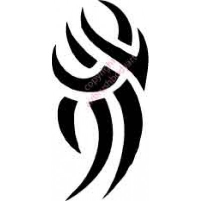 l035 tribal leg stencil