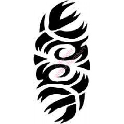 l039 tribal leg stencil