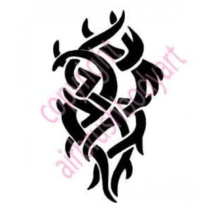 l040 tribal leg stencil