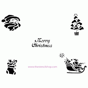 christmas pack 1 5 reusable stencils christmas pack 1 5 reusable stencils