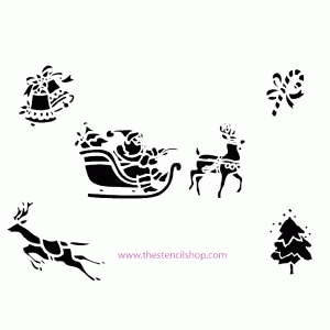 christmas pack 2 5 reusable stencils christmas pack 2 5 reusable stencils