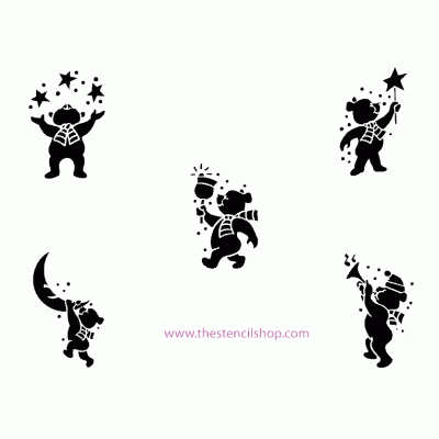 christmas pack 3 5 reusable stencils 